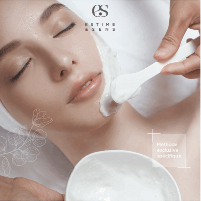 Soins visage avec la marque Estime & sens